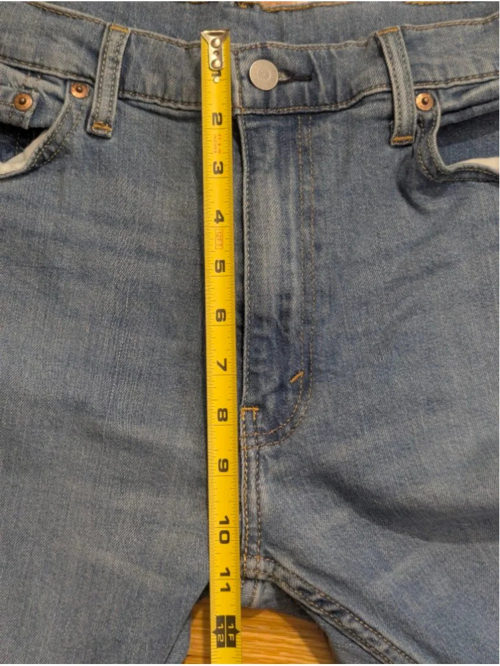 Levi's 513 Straight Jeans 36 x 30 Light Wash